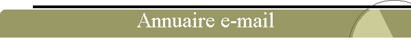 Annuaire e-mail